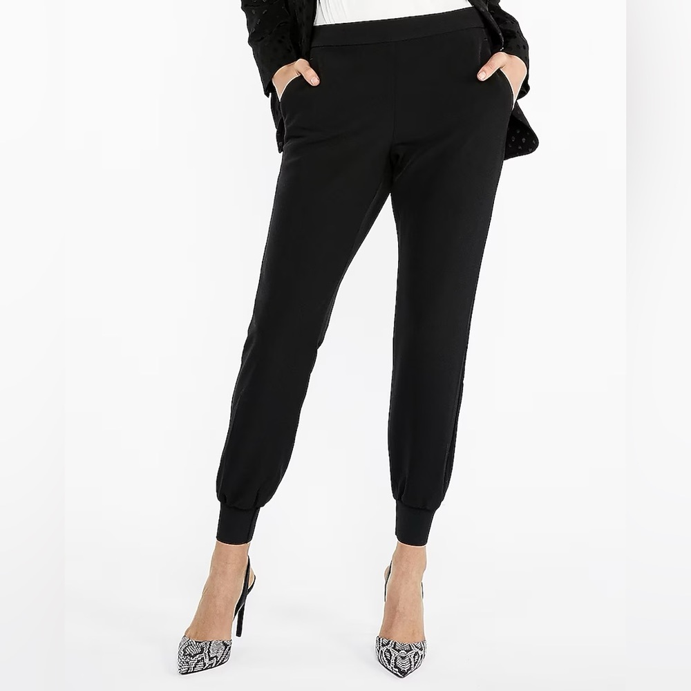 Express Mid Rise Jogger Dress Pant